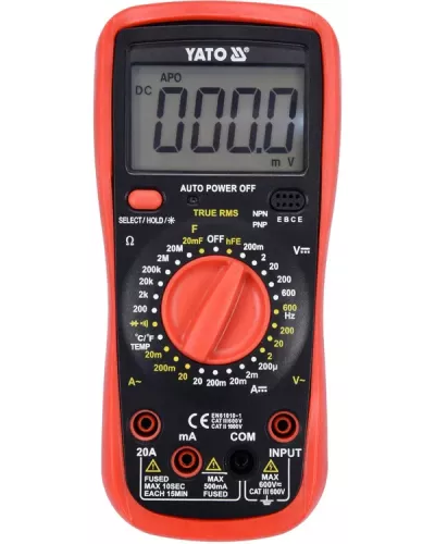 Цифровой мультиметр 0-600V + True RMS 