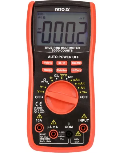 Цифровой мультиметр 0-600V + True RMS 
