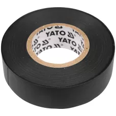 Изолента ПВХ черная 15мм х 20м х 0,13мм "Yato"