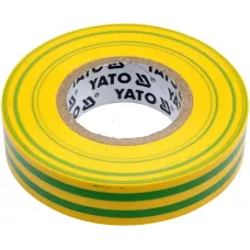 Изолента ПВХ желто-зеленая 15мм х 20м х 0,13мм "Yato"