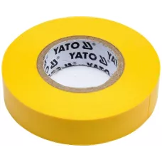 Изолента ПВХ желтая 15мм х 20м х 0,13мм "Yato"