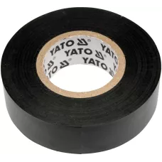 Изолента ПВХ черная 19мм х 20м х 0,13мм "Yato"