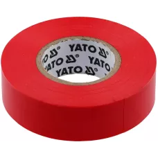Изолента ПВХ красная 19мм х 20м х 0,13мм "Yato"