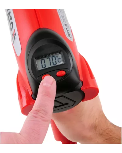 Фен технический 2000Вт. в наборе 70~600°C 