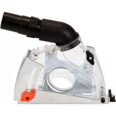 Кожух пластмассовый защитный с пылеотводом для углошлифмашины (болгарки) d 115/125мм "Yato"