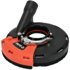 Кожух пластмассовый защитный с пылеотводом для углошлифмашины (болгарки) d 115/125мм "Yato"