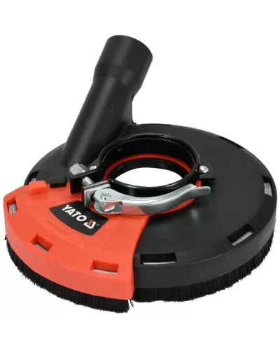 Кожух пластмассовый защитный с пылеотводом для углошлифмашины (болгарки) d 115/125мм 