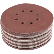 Круг шлифовальный 150мм Р100 с 8 отверстиями (50шт) "Yato"