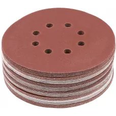 Круг шлифовальный 150мм Р150 с 8 отверстиями (50шт) "Yato"